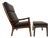 Set of Senator Hijack Lounge Chair and Ottoman by Ole Wanscher for Cado For Sale