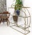 Gold Decorative Gold Gilt Wrought Iron Glass Shelves Étagère For Sale - Image 8 of 13
