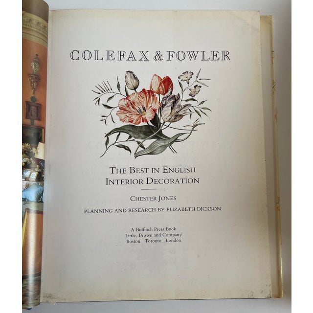 Paper Colefax & Fowler the Best in English Decoration Book For Sale - Image 7 of 10