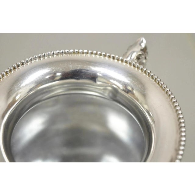 Metal Antique Manhattan Silver Plate Co Silver Plated Tea Serving Set - 4pc Set For Sale - Image 7 of 12