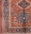 Antique Persian Karajeh Rug With Three Geometric Medallions in Rust & Blue For Sale - Image 4 of 8