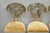 Traditional Vintage Postmodern Regency Style Brushed Steel Spade Back Dining Chairs Set of 4 For Sale - Image 3 of 18
