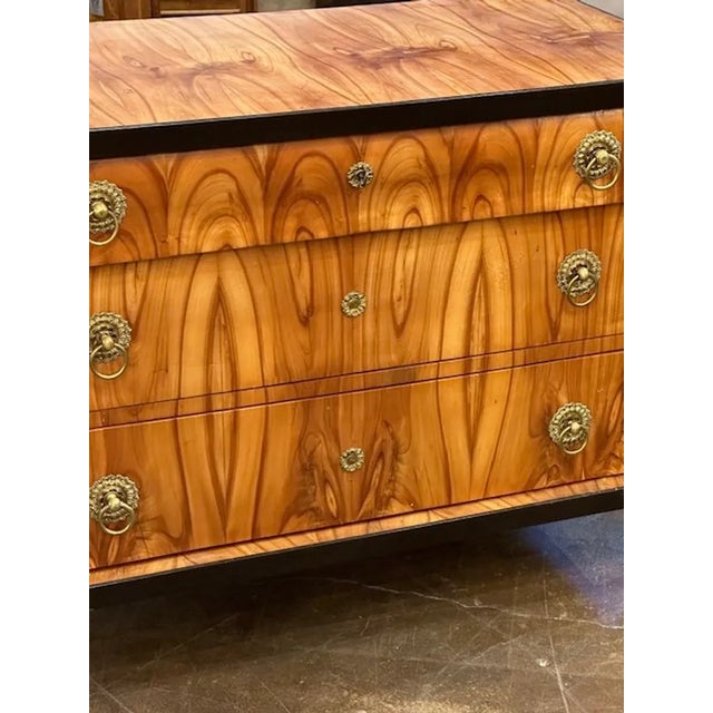 Traditional Biedermeier Walnut Commode For Sale - Image 3 of 7