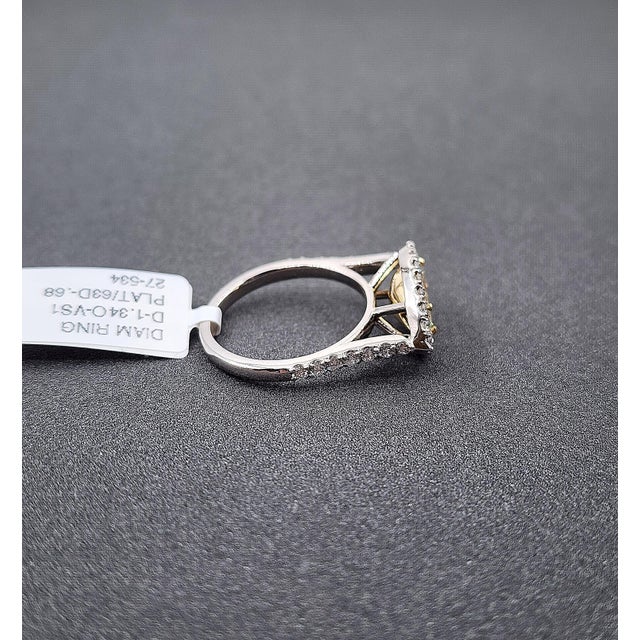 1.34 Ct Natural Yellow Marquise Diamond Ring, Size 6.5 For Sale In Chicago - Image 6 of 9