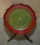 Heritage Pie Crust Edge Green Leather Gold Leaf Tripod Side Table For Sale - Image 9 of 15
