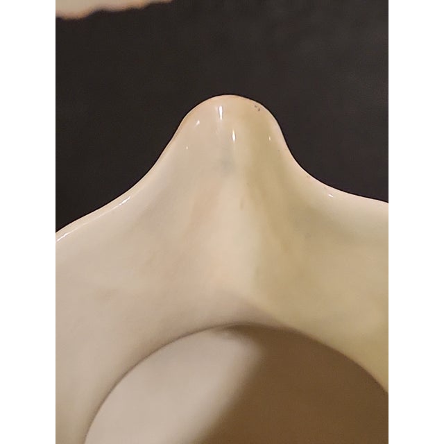 1940s Red Wing Pottery MCM Creamer Botanical For Sale - Image 12 of 12