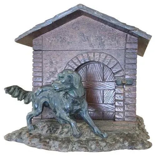 Antique Black Forest Dog & Doghouse Cigar Box For Sale - Image 12 of 12