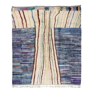 2010s Oversized Abstract Moroccan Rug, 15'03 X 17'00 For Sale