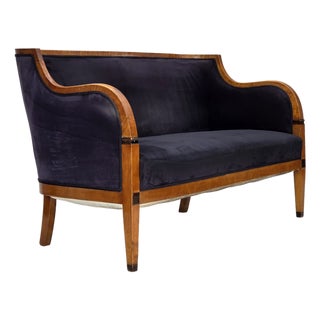 Danish Art Deco Style 2-Seater Sofa in Ash and Furniture, 1950s For Sale