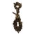 Vintage Bronze Key Hole Escutcheon Putto Pouring Water For Sale