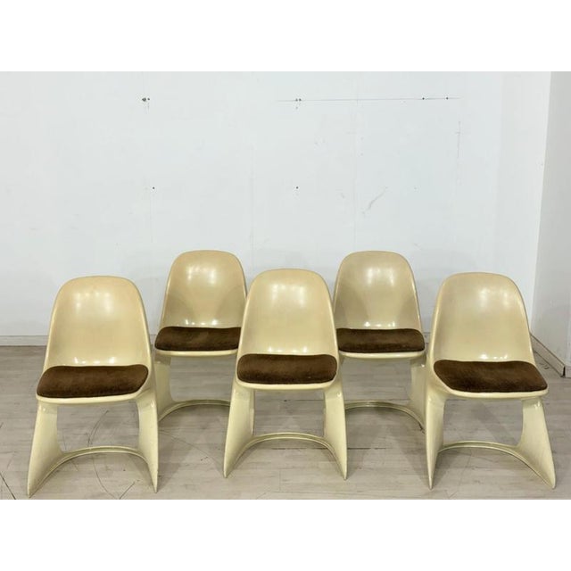 Vintage Space Age Casalino Chairs from Casala, Set of 5 For Sale - Image 3 of 11