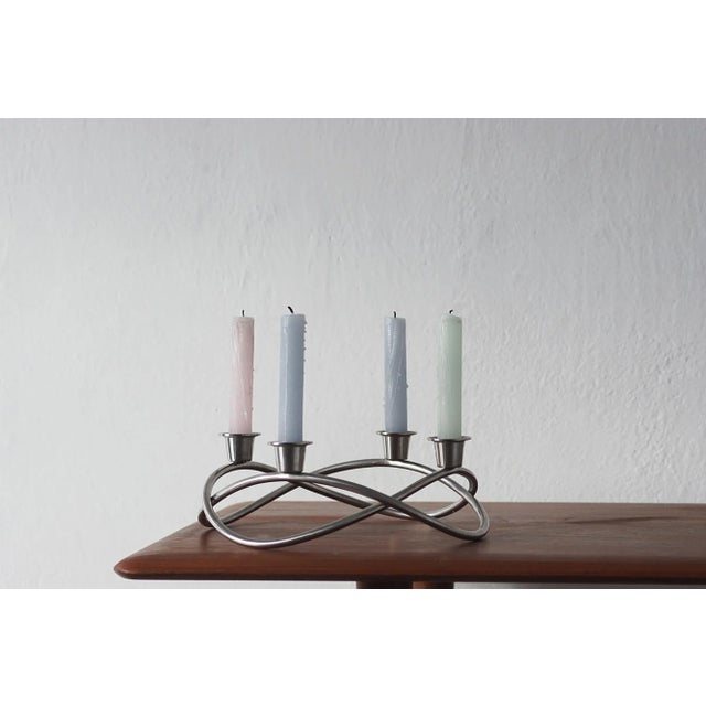 Vintage Candleholder Season Design Maria Berntsen for Georg Jensen For Sale - Image 6 of 6