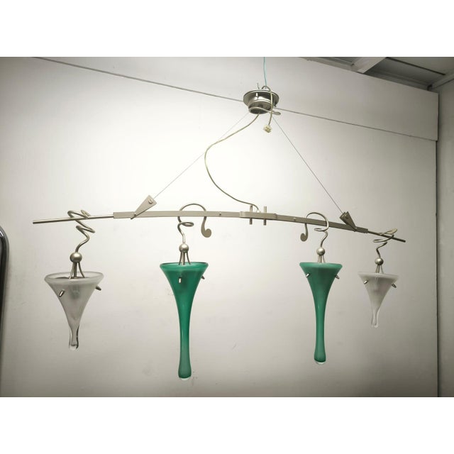 Four-Light Suspension Lamp International, 1990s For Sale - Image 13 of 14