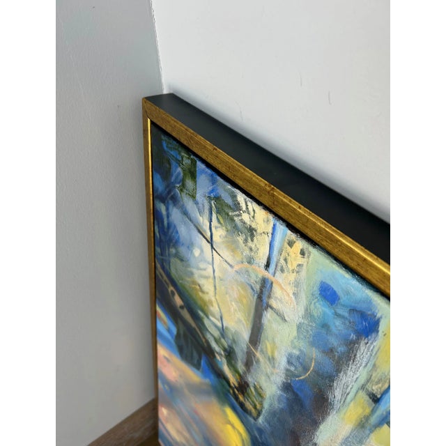 Contemporary Stolen Moments, Original Oil Painting, Framed For Sale - Image 3 of 7