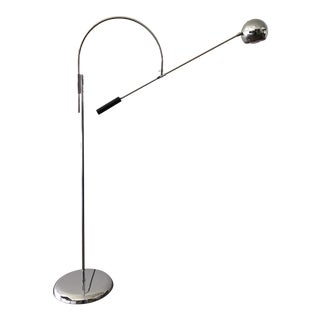 Robert Sonneman Chrome Orbiter Floor Lamp For Sale