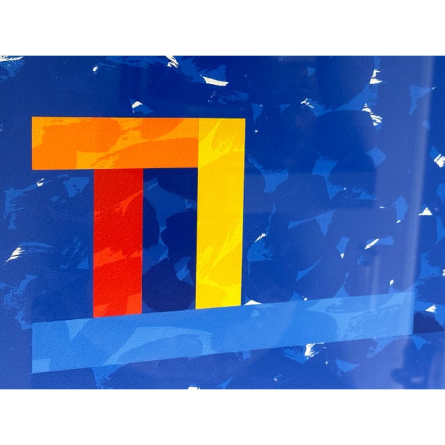 Mid-Century Modern "Blue Chair" Lithograph by Per Arnoldi For Sale - Image 3 of 10