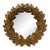 Vintage Chelsea House Gilt Wood Laurel Wreath Round Wall Mirror 15.5" For Sale