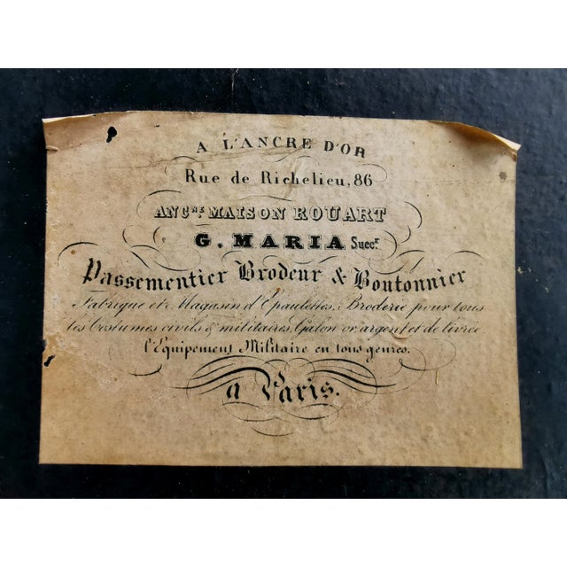Goldenrod French Colonel Epauletten, 1880s, Set of 2 For Sale - Image 8 of 10