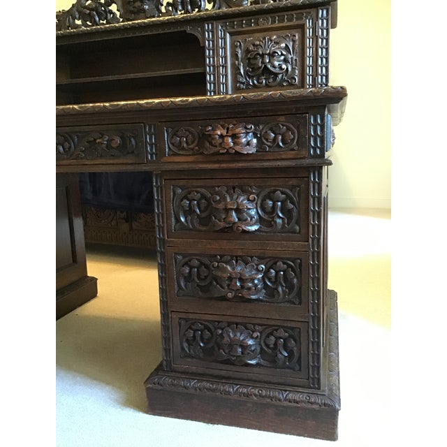 Antique Oak Greenman Desk Chairish