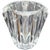 Glam starburst thick heavy lucite lidded ice bucket by Judith Kruger for the Tiara Collection by Grainware (Carlisle)