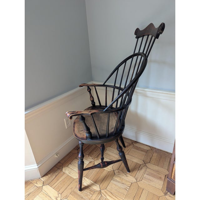 1990s Jeff Koopus Windsor Armchair For Sale - Image 4 of 12
