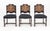 Set of Six Floral Needlepoint Upholstered Walnut Dining Chairs, one armchair and five side chairs. 38.5" H x 30.25" W x...