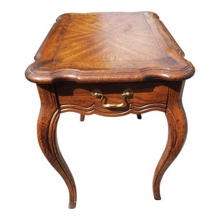 Hammary Furniture Dark Oak Side Table For Sale