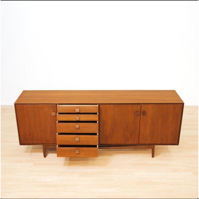 Large Mid Century Teak Credenza by Ib Kofod Larsen for G Plan For Sale - Image 9 of 10