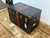 English Black With Red Steamer Trunk, Antique For Sale - Image 3 of 10