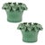 Kenneth Ludwig Chicago Storeware Bud Vase with Floral Accent (Set of 2) For Sale - Image 4 of 4