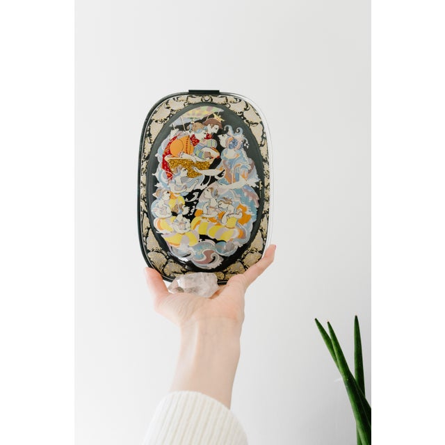 1980s Vintage Glass and Metal Wall Art by Bjørn Wiinblad for Rosenthal Germany For Sale - Image 5 of 12