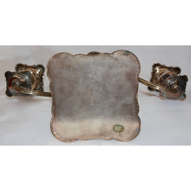 1920s e.g. Webster & Sons International Silver Co. Art Deco Pair of Candelabras For Sale - Image 5 of 13