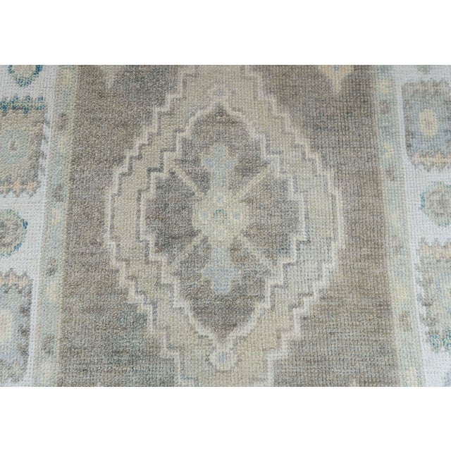 Early 21st Century Turkish Oushak Rug 2'10" x 10'6" #19202 For Sale - Image 5 of 8