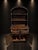 2000 - 2009 Arts & Crafts Carved Oak Dresser Cabinet with Open Display Rack For Sale - Image 5 of 9