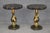 An exceptional and highly decorative pair of 19th century Art Nouveau end tables signed Ferville-Suan, masterfully...