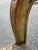 Wood Mid 20th Century Italian Distressed Carved-Wood Curule Stool W/ Versace Pattern Seat Cushion For Sale - Image 7 of 15