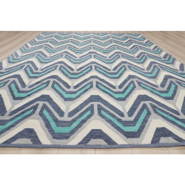 Contemporary Turkish Moroccan Rug, 09'00 X 13'00 For Sale - Image 9 of 10