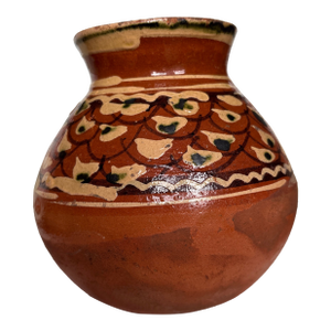 Late 19th Century French Jaspe Pottery Vase