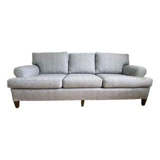 1950s Attributed Baker Vintage Sofa Newly Re-Upholstered. For Sale