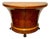 Fine Quality Italian Walnut Demi-Lune Side Table For Sale