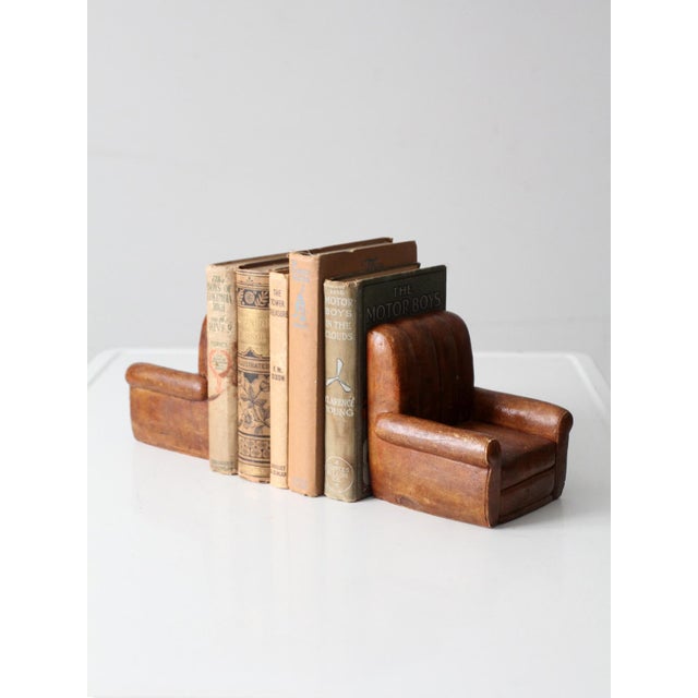 Mid-Century Club Chair Bookends For Sale - Image 9 of 10