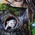 The King's Prey by Claudia Griesbach-Martucci | Oil on board Owl with a crown and a butterfly. For Sale - Image 4 of 5
