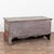19th Century Original Blue and Red Painted Pine Large Flat Top Trunk For Sale - Image 15 of 15