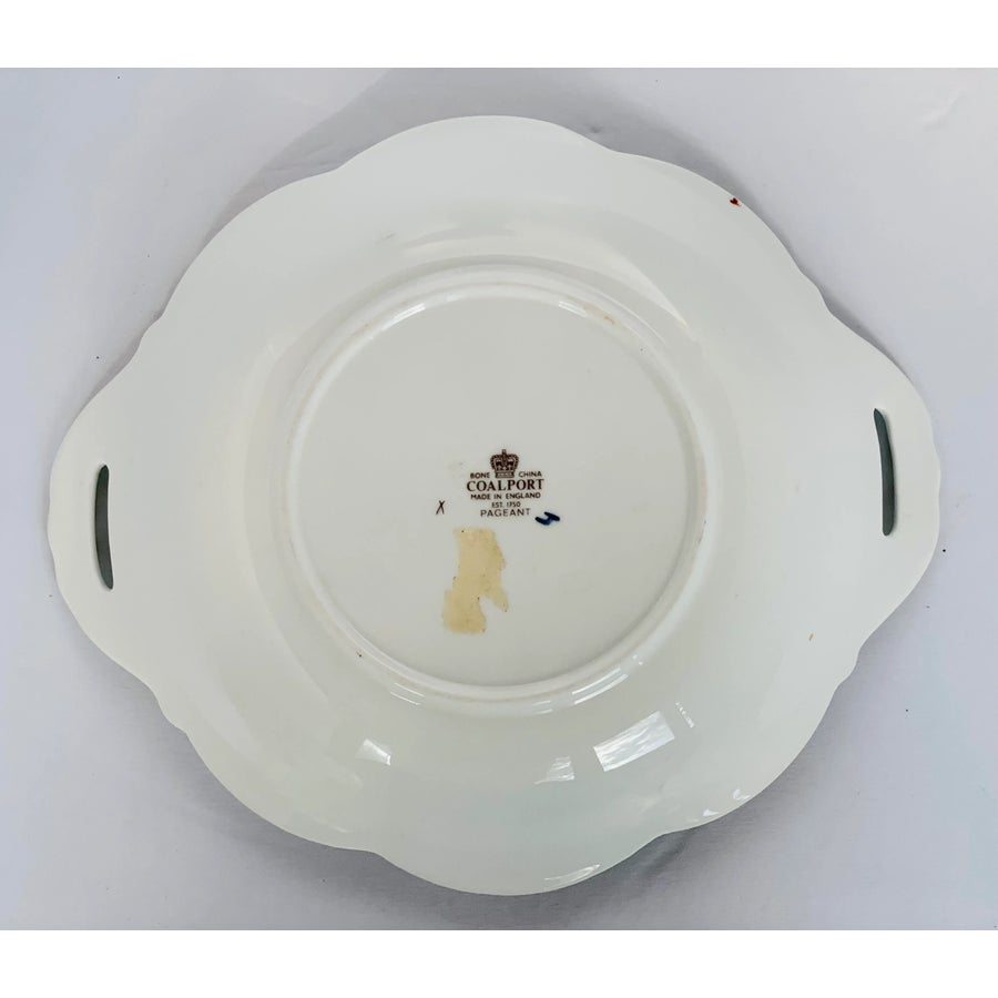 Vintage English Coalport 'Pageant' Pattern Bone China Biscuit or