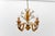 Metal Hollywood Regency Flower Ceiling Lamp by Hans Kögl, Germany, 1970s For Sale - Image 7 of 10