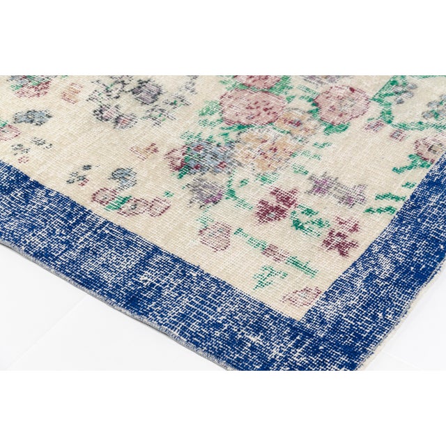 Textile 1960s Anatolian Decorative Tribal Carpet For Sale - Image 7 of 11