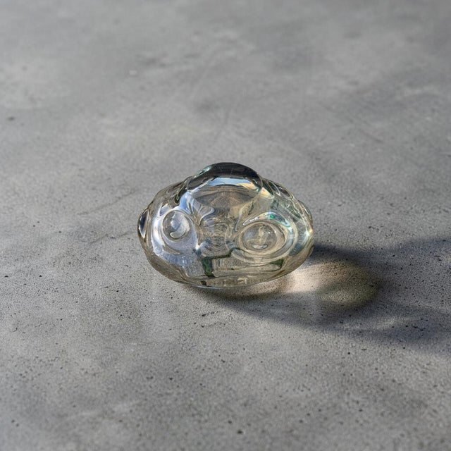 Danish S​moked Glass Bowl from Holmegaard, 1960s For Sale - Image 4 of 8