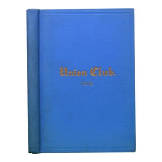 "The Union Club of the City of New York Officers , Members Constitution and Rules" 1916 For Sale
