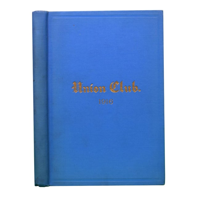 "The Union Club of the City of New York Officers , Members Constitution and Rules" 1916 For Sale