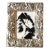 Contemporary Abstract Portrait Painting Vintage Frame For Sale
